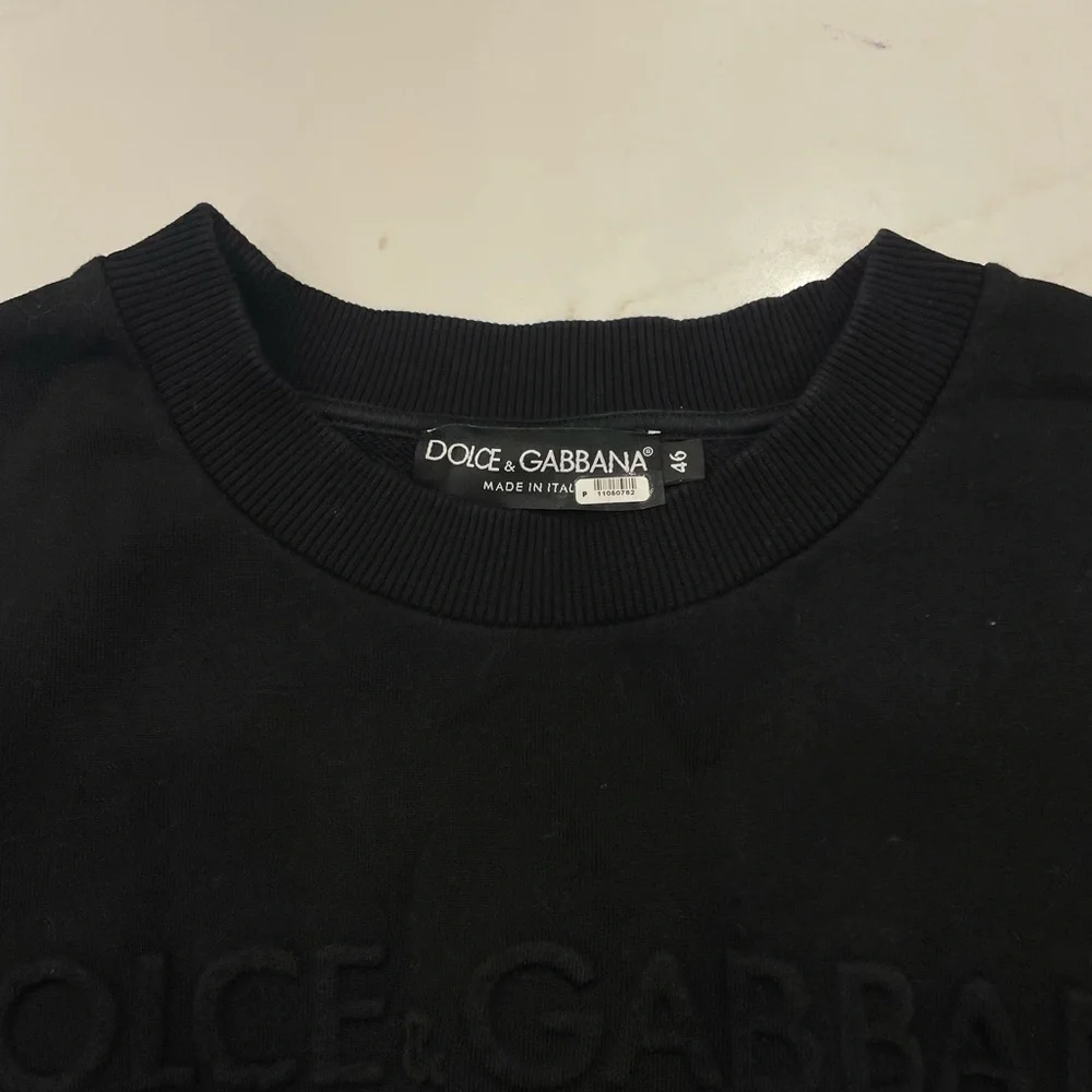 Dolce & Gabbana Men's Black Crewneck Sweater - Picture 2 of 3